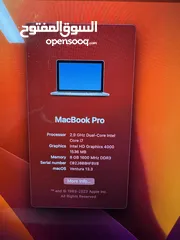  6 لابتوب ابل 2012	•	المعالج: Intel Core i7 بسرعة 2.9GHz – أداء قوي وسريع