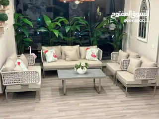  16 اثاث مزارع خارجي المنيوم ويوجد حديد