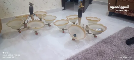  1 ثريات عدد 2 للبيع.  ...ثريا .....