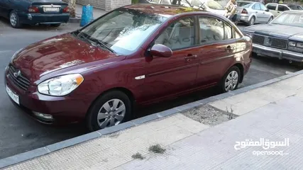  2 هونداي اكسنت موديل سنه 2008 اوتماتيك 1600