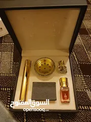  1 سراي طقم سراي فاخر  دهن عود وعطر وعود بخور ومبخر ومعطر شي راقي جدا