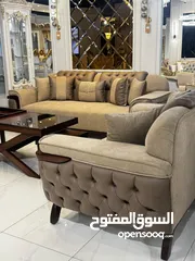  26 افخم أشكال الكنب المصنوع من خشب السويد الكامل وقماش الدانلوب وقماش الوتر بروف الفخم