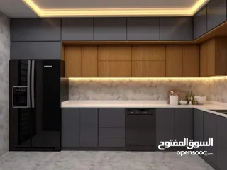  10 كافة انواع المطابخ المنيوم خشب شركة النموذج الموقع شارع الجامعه مجمع ابو الحاج التجاري طابق الرابع