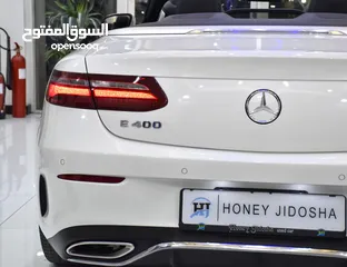  4 Mercedes Benz E400 4Matic CONVERTIBLE ( 2018 Model ) in White Color Japanese Specs