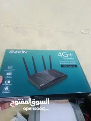  2 راوتر 4G+plus بلس يشغل أي خط ( اورنج + امنيه + زين )