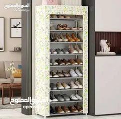  7 خزانة الاحذية المثالية 9 رفوف قوية إصدار جديد