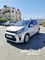  2 كيا بيكانتو 2019 فل بصمة  عداد حقيقي ( 27 ) الف كيلو
