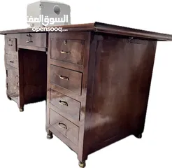  3 مكتب مدير خشب زان لميع
