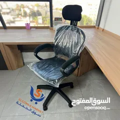  24 كرسي مدير هاي كوالتي كرسي مقعد فوم جك ايطالي كرسي للجلسات الطويلة مع مسند رقبة متحرك