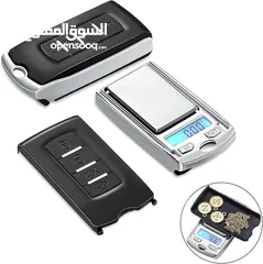  1 ميزان دقيق 0.01 - 200 g شكل ريموت سيارة مناسب للذهب والمجوهرات ووو