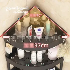 12 ستاند الزاوية بلاستيكي 4 طبقات