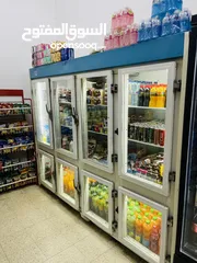  2 ثلاجة عرض 4 ابواب شغالة مية المية  مطور مكيف