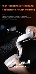  8 Meetion HP012 RGB 7.1 Virtual Surround Sound Gaming Headset USB -White سماعات لون ابيض
