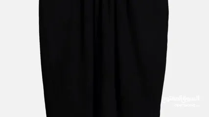  4 H&M Women's Dress Ivory Black Stretch V-Neck Pleated Sleeveless Pencil Bodycon L