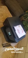  5 طابعات hp ملون مع سكانر وفاكس ويرلس وحبر فل
