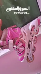  4 سكيت بناتي اوروبي لون pink
