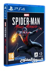  1 Marvel's Spider-Man: Miles Morales (PS4) CD سي دي سبايدر مان مايلز جديد من الحزام الازرق