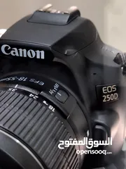  9 كاميرا كانون 250D ممتاز ، مستعمله شهرين تقريبا