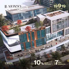  13 مول ILMONDO من شركة Remal Developments على طريق زويل مباشرة تجارى وادارى وطبي بأقل سعر متر