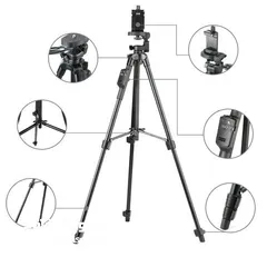  6 VCT 5208 MOBILEPHONE TRIPOD CAMERA TRIPOD  ترايود كاميرا  بلوتوث ريموت 