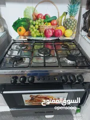  1 فرن غاز ناشيونال جرين 5 عيون للبيع بحالة جيدة