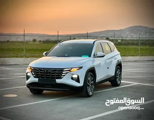  1 هونداي توسان /2022 فل الفل بدون فتحة سقف  2x4 ///240Hp بنزين + كهرباء  ( Haybrid) 1600cc