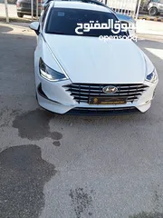  16 SONATA HYBRID 2020 ابيض لؤلؤي كوري  عداد 32 الف كيلو