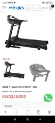  1 sole treadmill for sale please call me
