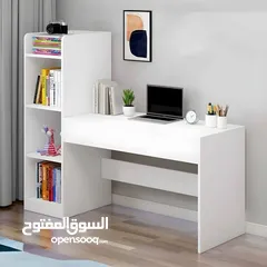  1 ميز مكتبي مع ملحق جانبي