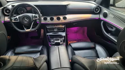  18 Mercedes Benz E200- AMG Full option دهان شركة فل اوبشن مميزة جدا جدا