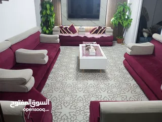  1 غرفة جلوس مغربي مستعمل بحال الجديد