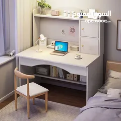  12 مكتب دراسي بشكل مودرن مع رفوف متعددة أنيقة احصل على مكتبك المثالي الآن!