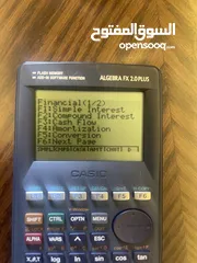  23 Casio algebra FX 2 plus الة حاسبة