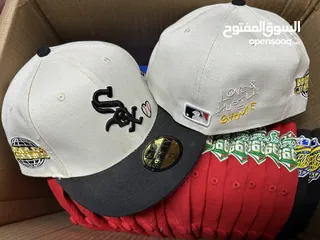  5 قبعات New era fitted cap