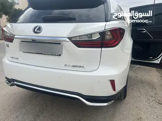  10 لكزس RX450hL موديل 2018 لون ابيض لؤلؤي وارد وصيانه الوكاله اعلى تصنيف من فئتها
