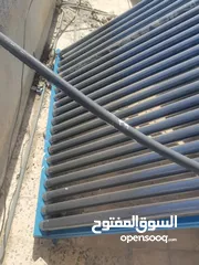  3 سخان شمسي مع خزان بحالة ممتازة شبه جديد