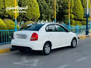  2 هونداي فيرنا موديل 2010 فل الفل كامل أعلى صنف فحص كامل
