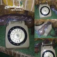  1 تلفونات قرص انتيكا بحالة ممتازة