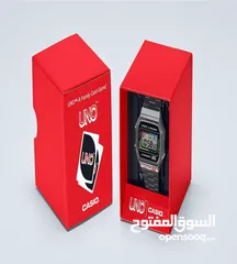  3 Casio UNO limited edition brand new ساعة كاسيو أونو