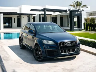  3 AUDI Q7 3.0 S-LINE  SUPERCHARGED  FULL OPTION 0% DOWNPAYMENT  GCC