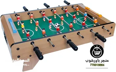  1 تابل سوكر لعبة طاولة كرة قدم (جيم) تفاعلية لشخصين، لعبة رياضية للياقة البدنية من سن 3-10 سنوات،