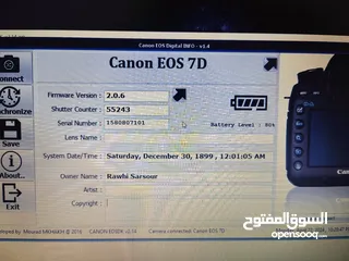  7 للبيع كانون 7D مع عدسة Canon 7D  18-135 stm