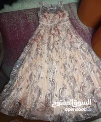  2 فستان سهرة مستعمل مرة واحدة فقط