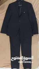 6 بدلة رجالية كلاسيكية سوداء للزفاف و المناسبات مقاس 48 Men's 2 piece suit slim made in turkey L