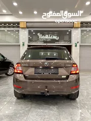  12 سكودا فابيا اوتوماتيك .. ترخيص 2019 .. لون بني مميز