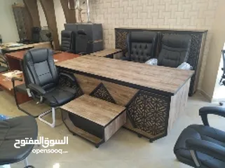  1 مكتب 220 سم موديل الزخرفه
