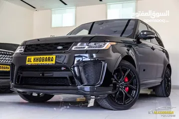  1 Range Rover Sport SVR 2018  السيارة بحالة الوكالة