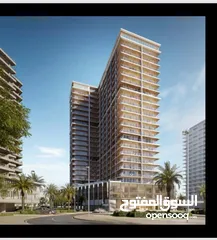  2 تملك شقتك بتصميم عصرى متميز بمنطقه الجداف بدبى .لوكيشن مميز جدا .متاح جميع الخدمات.بخطه دفع سهله .