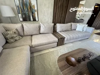  4 طقم كورنر مودرن Q design استخدم قليل