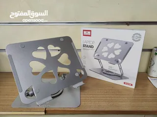  4 ستاند Deep home  لابتوب معدن متحرك 360 درجه